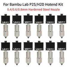 1/2/4PCS High Flow Hotend Kit For bambu lab P2S H2D Upgrade Nozzle 0.4 0.6 0.8mm picture