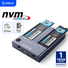 ORICO M.2 NVMe Cloner 2 Bay NVMe Dock Station USB C SSD Duplicator Offline Clon picture