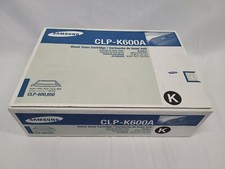 Genuine Samsung CLP-K600A Black Toner Cartridge CLPK600A-New In Box picture