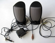 Altec Lansing - ADA215 Powered Computer Speakers With Power Adapter Tested Works picture