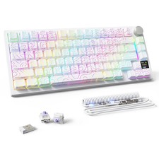 MAMBASNAKE X820 Mechanical Keyboard White Gift Switch picture