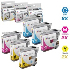 LD 6 Pack LC105 for Brother LC105C LC105M LC105Y MFC-J4310DW MFC-J4410DW J4510 picture