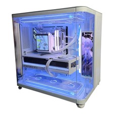 Premium Gaming PC Ryzen 9 9950X3D ASUS RTX 5090 64GB DDR5 4TB White LCD picture