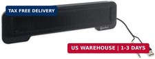 Syba USB Powered 3.5mm Audio Laptop Speaker CL-SPK20138 Clip-On Soundbar - Porta picture