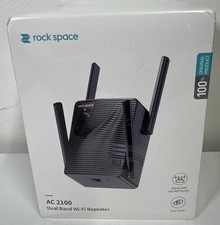 Rock Space-AC2100-Dual Band Wi-Fi Repeater/Extender-RSDO617 *NEW/SEALED* picture
