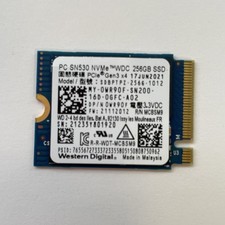 Western Digital SN530 256GB NVMe M.2 SSD SDBPTPZ-256G-1012 | See Crystal Disk picture
