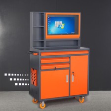 Heavy Duty Workbench Industrial Computer Cabinet/desk PC Cabinet 27 Inch Monitor picture