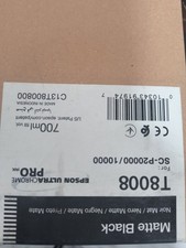 Genuine Sealed Epson T8008 Matte Black 700ml UltraChrome PRO Ink Cartridge picture
