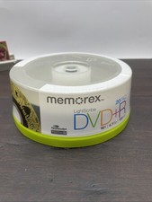 Memorex LightScribe DVD+R 4.7GB 16X 120min 20 Pack Spindle New Sealed picture