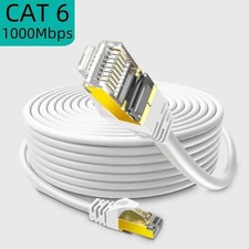Ethernet Cable RJ45 Cat6 40GBPS Network Gold Super Fast LAN Lead SSTP Patch LOT picture