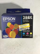 Genuine Epson 288XL  Ink Cartridges Black & CMY Combo Set Exp 2022 New picture