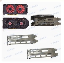 For XFX RX590 580 570 480 470 Black Wolf Graphic Card Signal Output Port Baffle picture