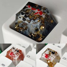 New Handmade Backlit Key Cap For Cherry MX Mechanical Resin Artisan Keycaps 1U picture