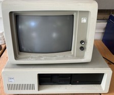 Vintage IBM 5160 Personal Computer with Keyboard, IBM 5151 Monitor (As-Is) picture