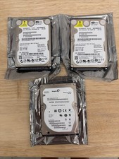 Lot of 3 Laptop SATA Hard Drives – WD Scorpio & Seagate 250GB / 500GB – Untested picture