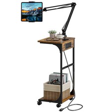 Floor Kindle Phone Tablet Stand with Side Table & Charging Station picture