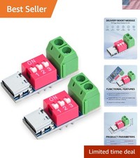 12PCS USB-C PD/QC Fast Charge Trigger Module & Decoy Board - Dual-Port Voltag... picture