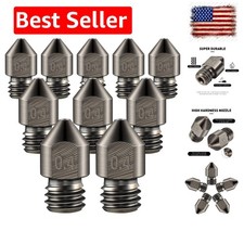 10 Pieces Nozzle 0.4 Mm/ 1.75 mm 3D Printer Mk8 Nozzles High Temperature Wear... picture