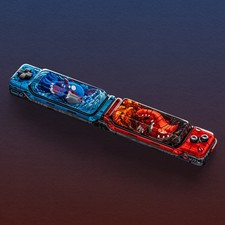 S-Craft Artisan Pokemon Spacebar Keycap -Groudon vs Kyogre- New/Unused/Unmounted picture