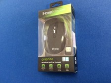 Computer optical mouse - available in classic corded or graphite wireless, black picture