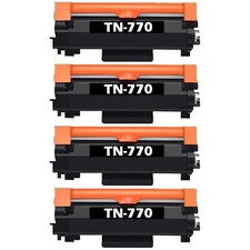 4-Pack TN 770 TN770 Toner Cartridge for MFC-L2750DW MFC-L2750DWXL Printer picture