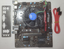 MSI B250M PRO-VD Motherboard Core I5-6500 4GB RAM, IO Shield #1907 picture