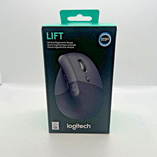 Logitech Lift Vertical Ergonomic Wireless Mouse Graphite 910-006466 Open Box picture