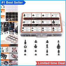 450 Piece Computer Screw Kit PC Building M.2 SSD Motherboard Standoff Assortment picture