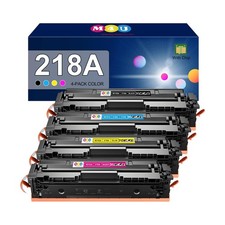 218A Toner Cartridges 4 Pack(with chip) Comaptible with 218A W2180A 218X W218... picture