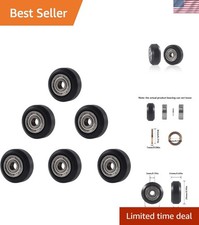 6 Pcs  POM Wheel Linear Bearings for Creality 3D Printers - Low Noise picture