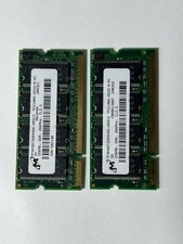 2 x Micron MT8VDDT3264HDG-265C3 PC2700S-2533-0-A1 256MB x 2 DDR 266MHz CL2.5 RAM picture
