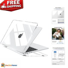 Durable Crystal Clear MacBook Air Case 13.6