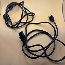 2 X I-SHENG IS-14 2-Prong Power Cord NEMA 1-15P to IEC C13 10A 125V picture