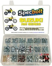 250pc Specbolt Suzuki RM Two Stroke Bolt Kit for Maintenance & Restoration of picture
