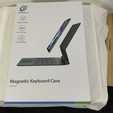 Jibrealg Magnetic Keyboard Case For iPad Air & Air Pad Pro 11 Inch. Black. picture