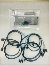Adaptec ASR 71605 1GB 16Port HBA RAID PCIe Controller Card + 4* SATA Cables picture