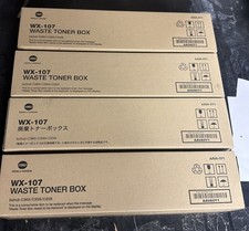Lot of 4 Konica Minolta WX-107 AAVA0Y1 Waste Toner Box bizhub C250i  C360i C450i picture