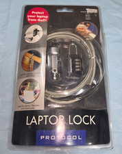 Protocol Secure Laptop Cable Selectable Combination Lock Anti-Theft - Brand New picture