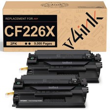 High Yield 26X Toner Cartridge 2-Pack Compatible for HP Pro M402 M426 Black Ink picture