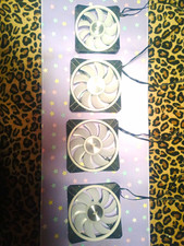 Corsair iCUE QL120  QL140 RGB Fans Lot (3x 140mm, 1x 120mm) Black Open Box picture