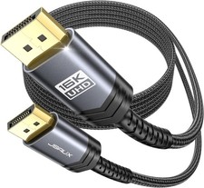 JSAUX Displayport Cable 10ft 2.1, DP 2.1 Cord Support picture