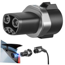 QIAO J1772 to Tesla Charger Adapter, Up to 80A 250V AC For J1772 EVs picture