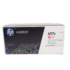 Genuine HP 657X High Yield LaserJet Toner Cartridge Magenta CF473X NEWDAMAGE BOX picture