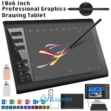 Professional Digital Graphic Drawing Tablet for Artist with Battery-free Pen USA picture
