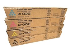 Ricoh Genuine Toner Set MP C6003 CMBY 841849 841850 841851 841852 A1 picture