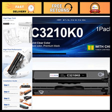 High-Quality Black Toner Cartridge Replacement for Lexmark C3210, 1 Pack picture