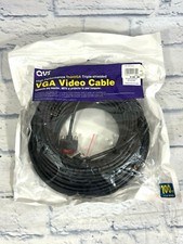 QVS VGA Video Cable High Performance Triple Shielded 100 ft  (CC388M1) HD15 M/M picture