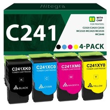 Extra High Yield C241 Toner Cartridge (with 4 Pack, Black/Cyan/Magenta/Yellow picture