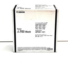 Open Genuine Canon iR. Advanced 525,615,715 Black Toner W/Open Seal T03 picture