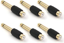 6 Pack RCA to 1/4